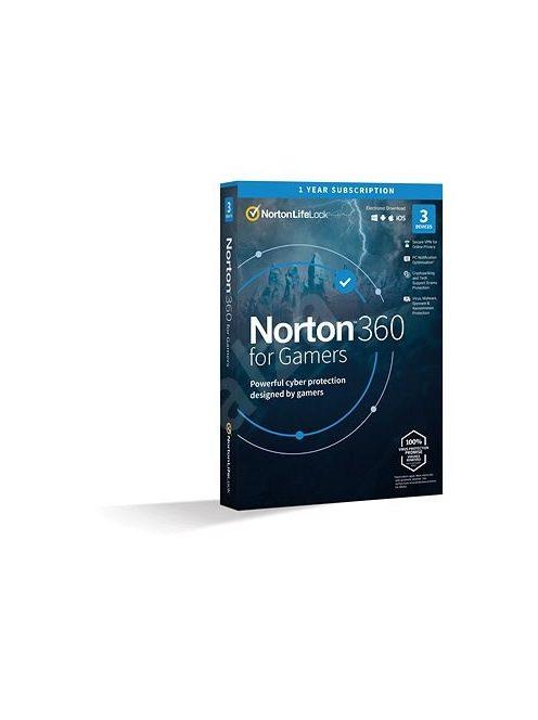 Norton 360 for Gamers 50GB 1 felhasználó 3 eszközre