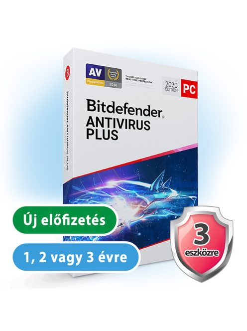Bitdefender Antivirus Plus 10 Eszköz/ 2 Év
