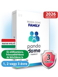 Panda Dome Family 3 eszközre 1 évre, Olcsó Antivirus! Avast, McAfee, ESET, Nod32, Kaspersky, Bitdefender