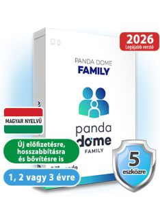 Panda Dome Family 5 eszközre 1 évre, Olcsó Antivirus! Avast, McAfee, ESET, Nod32, Kaspersky, Bitdefender