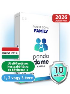Panda Dome Family 10 eszközre 1 évre, Olcsó Antivirus! Avast, McAfee, ESET, Nod32, Kaspersky, Bitdefender