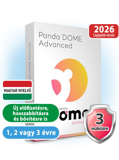Panda Dome Advanced 3 eszközre 1 évre