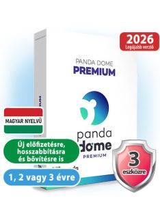 Panda Dome Premium 3 eszközre 1 évre, Olcsó Antivirus! Avast, McAfee, ESET, Nod32, Kaspersky, Bitdefender