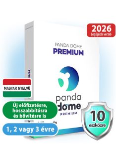 Panda Dome Premium 10 eszközre 1 évre, Olcsó Antivirus! Avast, McAfee, ESET, Nod32, Kaspersky, Bitdefender