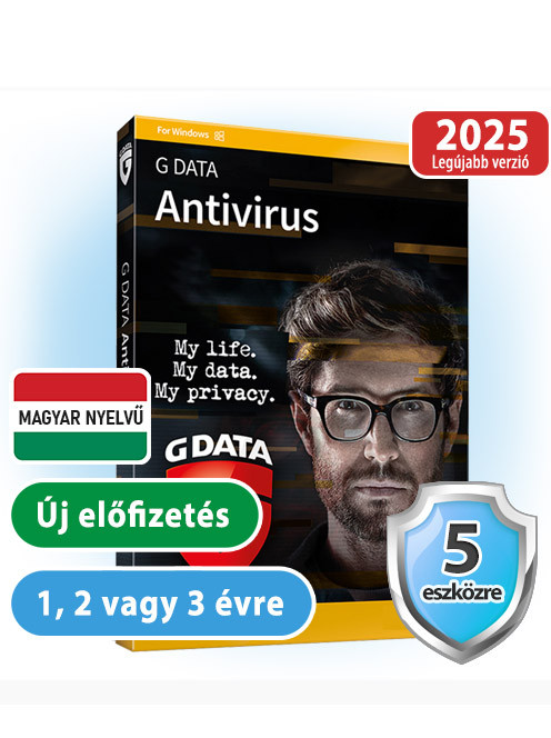 G DATA Antivirus 5 eszközre