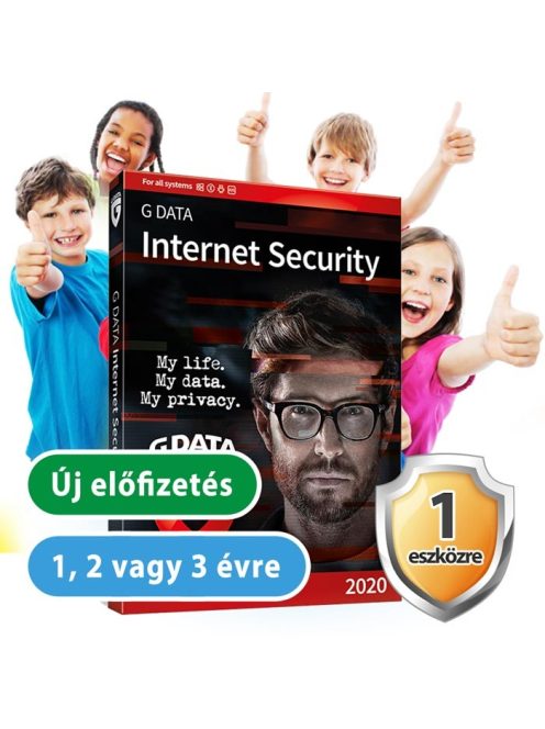 G DATA Internet Security 1 eszközre 20% kedvezménnyel tanárok, diákok, nyugdíjasok, EÜ dolgozók, rendőrök, tűzoltók részére 
