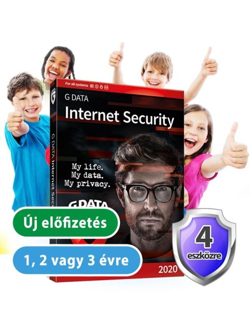 G DATA Internet Security 4 eszközre 20% kedvezménnyel tanárok, diákok, nyugdíjasok, EÜ dolgozók, rendőrök, tűzoltók részére 