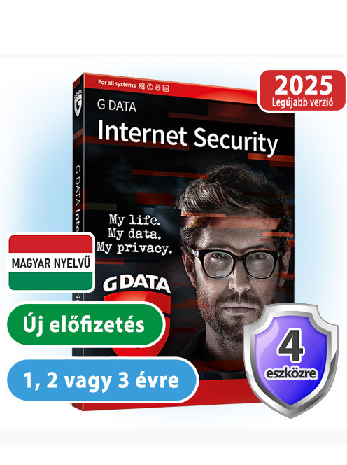 G DATA Internet Security 4 eszközre