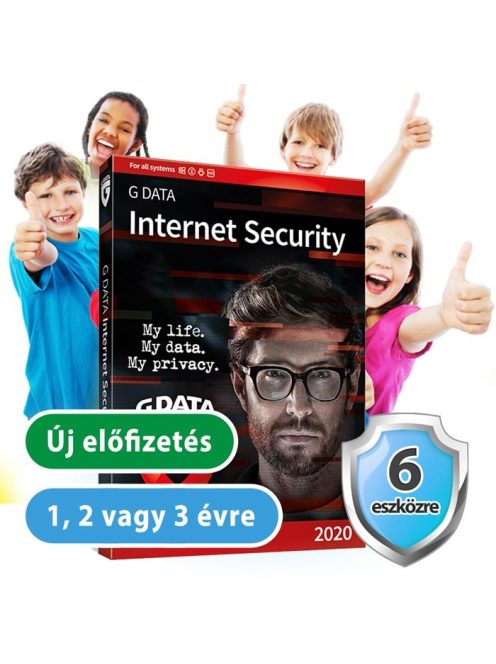G DATA Internet Security 6 eszközre 20% kedvezménnyel tanárok, diákok, nyugdíjasok, EÜ dolgozók, rendőrök, tűzoltók részére 