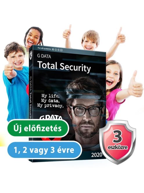 G DATA Total Security 3 eszközre 20% kedvezménnyel tanárok, diákok, nyugdíjasok, EÜ dolgozók, rendőrök, tűzoltók részére 