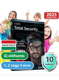   G DATA Total Security 10 eszközre 20% kedvezménnyel tanárok, diákok, nyugdíjasok, EÜ dolgozók, rendőrök, tűzoltók részére 