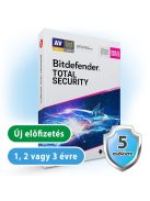Bitdefender Total Security 10 eszköz / 1 év