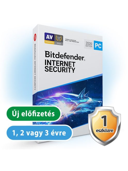 Bitdefender Internet Security 1 eszköz / 1 év