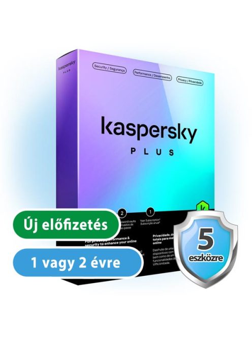 Kaspersky Plus (Internet Security 2024) Multi-Device 5 eszközre