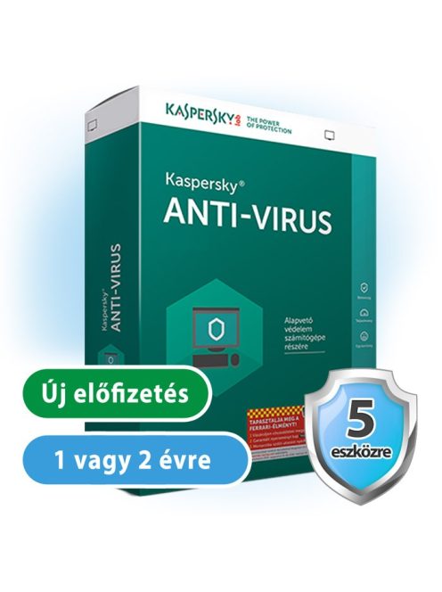 Kaspersky Antivirus 5 eszközre
