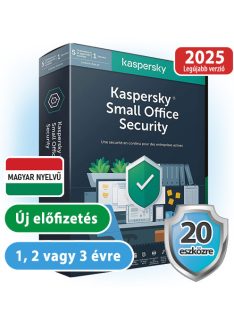   Kaspersky Small Office Security 20 PC-re, 2 szerverre, 1 éves előfizetés
