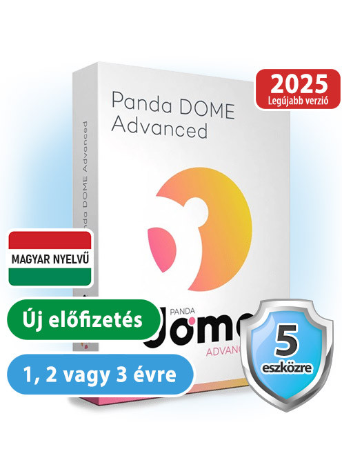 Panda Dome Advanced 5 eszközre.