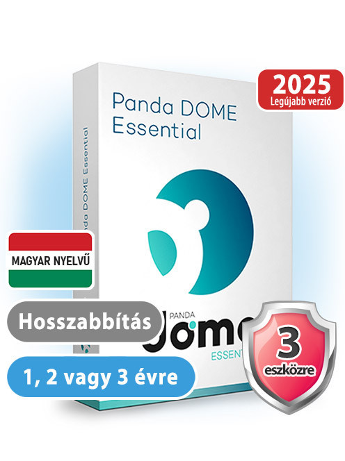 Olcsó Antivirus! Avast, McAfee, ESET, Nod32, Kaspersky, Panda Panda Dome Essential 3 eszközre 3 évre (hosszabbítás)