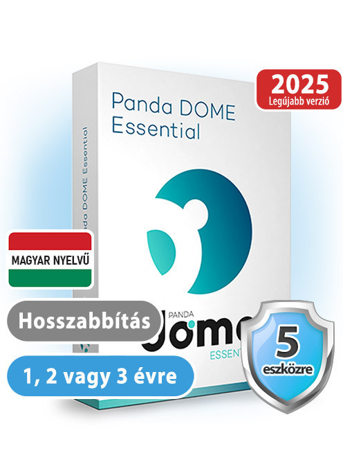 Olcsó Antivirus! Avast, McAfee, ESET, Nod32, Kaspersky, Panda Panda Dome Essential 5 eszközre 3 évre (hosszabbítás)