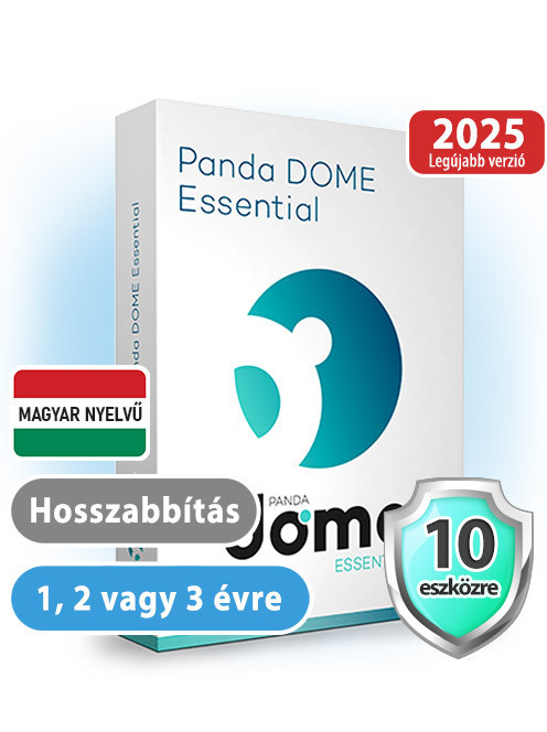 Olcsó Antivirus! Avast, McAfee, ESET, Nod32, Kaspersky, Panda Panda Dome Essential 10 eszközre 3 évre (hosszabbítás)