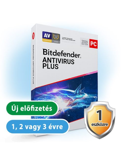 Bitdefender Antivirus Plus 2020 (1 Eszköz/1 Év)