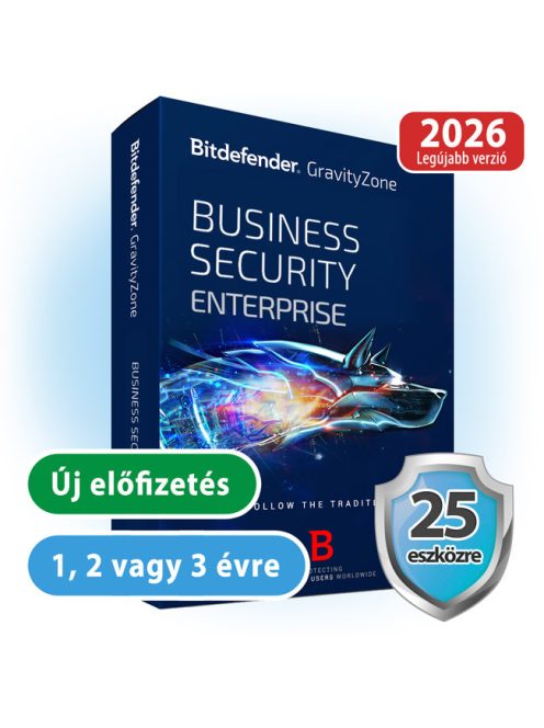 Bitdefender GravityZone Business Security Enterprise 25 eszközre, 2 évre