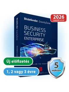   Bitdefender GravityZone Business Security Enterprise 5 eszközre, 1 évre