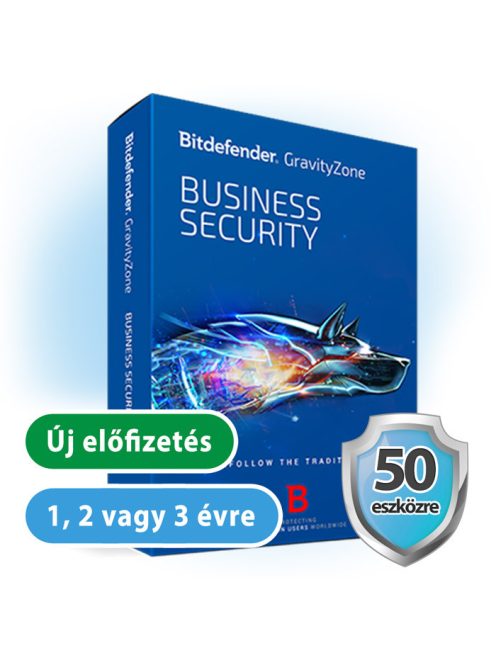 Bitdefender GravityZone Business Security 50 eszközre, 2 évre