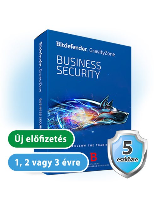 Bitdefender GravityZone Business Security 5 eszközre, 2 évre