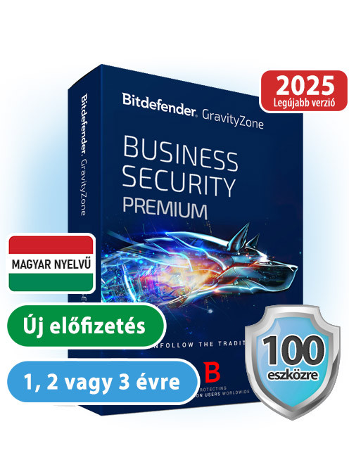 Bitdefender GravityZone Business Security Premium 100 eszközre