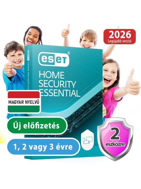 ESET Home Security Essential (Internet Security) 2 eszközre, 1 évre