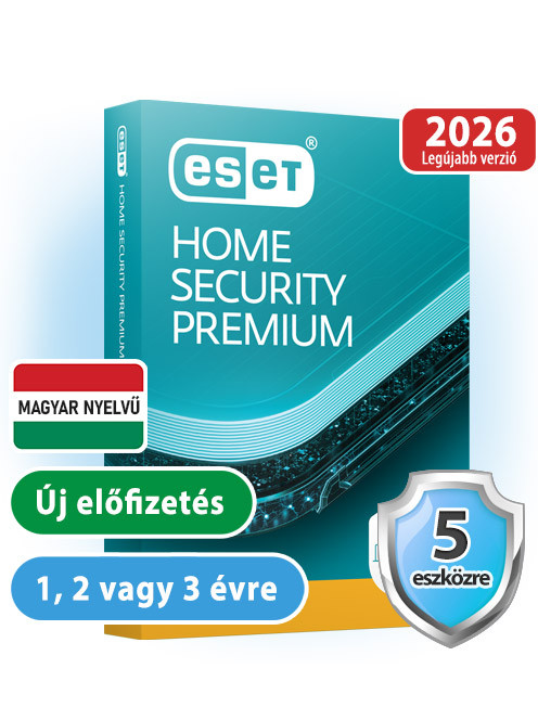 ESET Home Security Premium 5 eszközre 1 évre