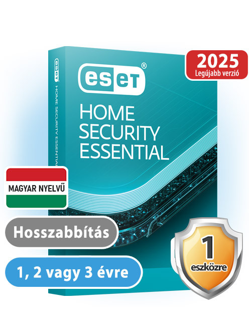 ESET Essential (Internet Security) 1 eszközre (hosszabbítás)
