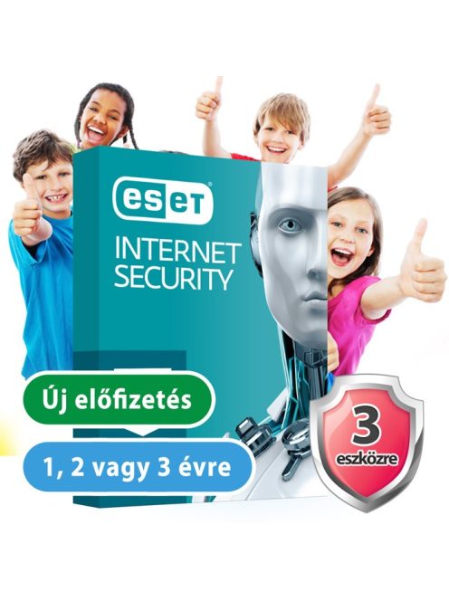 ESET Internet Security 3 eszközre 30% kedvezménnyel tanárok, diákok, nyugdíjasok, EÜ dolgozók részére 