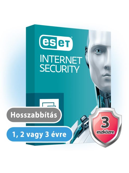 ESET Internet Security 3 eszközre (hosszabbítás)