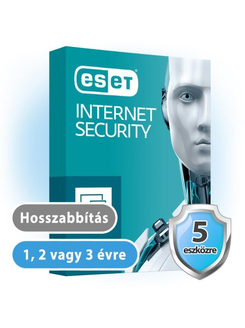 ESET Internet Security 5 eszközre (hosszabbítás)