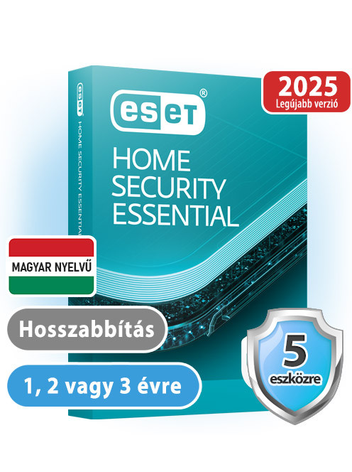 ESET Essential (Internet Security) 5 eszközre (hosszabbítás)