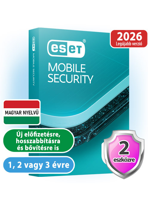 ESET Mobile Security for Android 2 eszközre, 1 évre