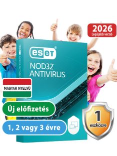   ESET NOD32 Antivrus 1 eszközre 30% kedvezménnyel tanárok, diákok, nyugdíjasok, EÜ dolgozók részére