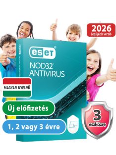   ESET NOD32 Antivrus 3 eszközre 30% kedvezménnyel tanárok, diákok, nyugdíjasok, EÜ dolgozók részére