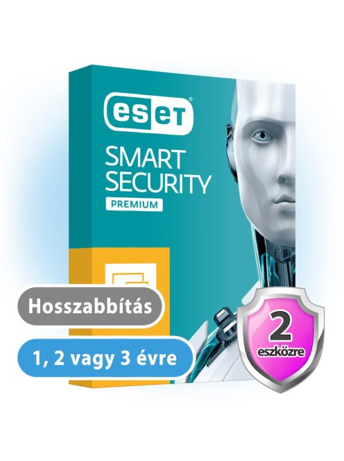 ESET Smart Security Premium 2 eszközre (hosszabbítás)