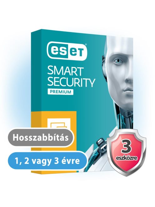 ESET Smart Security Premium 3 eszközre (hosszabbítás)