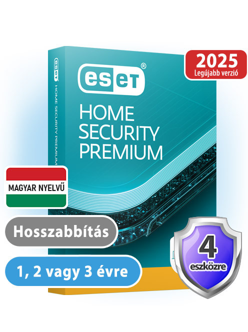 ESET Home Security Premium 4 eszközre (hosszabbítás)