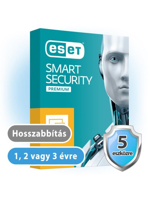 ESET Smart Security Premium 5 eszközre (hosszabbítás)