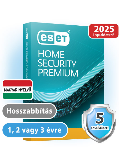 ESET Home Security Premium 5 eszközre (hosszabbítás)