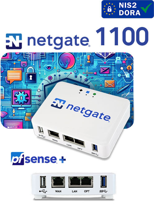 Netgate 1100 PfSense+ tűzfal