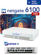 Netgate 6100 MAX PfSense+ tűzfal