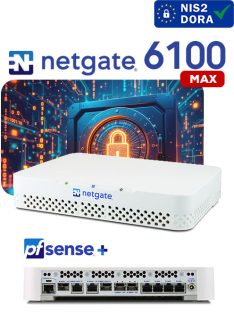Netgate 6100 MAX PfSense+ tűzfal