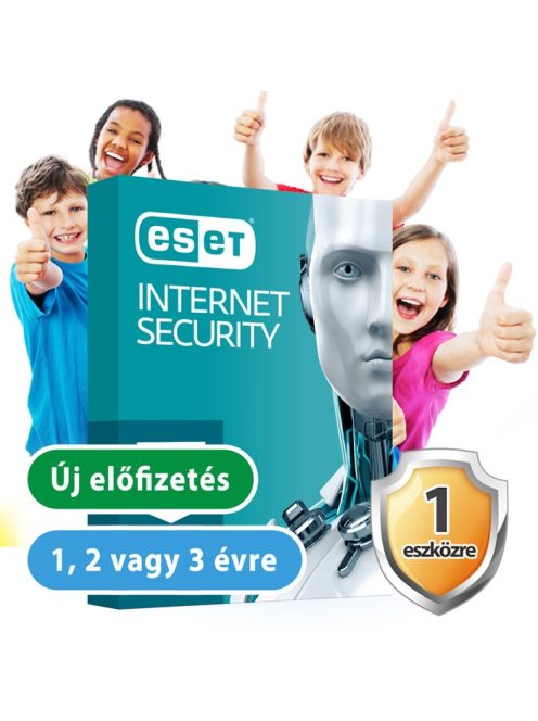 ESET Internet Security 1 eszközre 30% kedvezménnyel tanárok, diákok, nyugdíjasok, EÜ dolgozók részére 