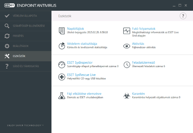 NOD32 antivirus kezelőfelület, ingyen vírusirtó, olcsó vírusirtó, nod32 serial, ESET endpoint antivirus, megbízható vírusirtó, vírusirtó